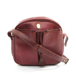 Auth Cartier Crossbody Bag Bordeaux #19303C68